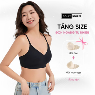 Áo Ngực Độn Ngang Tự Nhiên DOLLY SECRET Nâng Ngực Không Gọng Không Viền A62