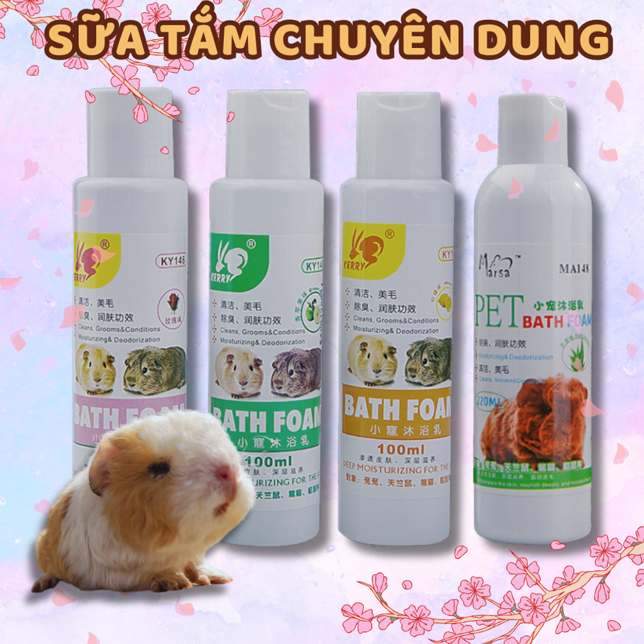 Sữa tắm Bọ Ú (Chuột lang) Thỏ hương tự nhiên dưỡng đẹp lông cao cấp