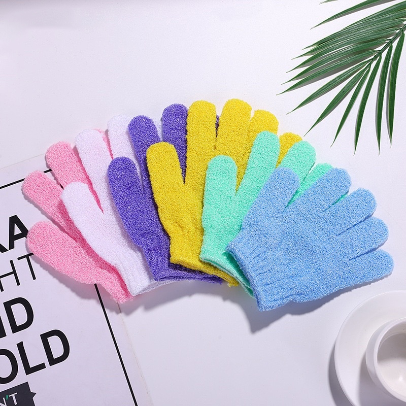 Găng Tay Nhà Tắm Giúp Tạo Bọt, Làm Sạch Da, Massage Cơ Thể Tẩy Tế Bào Chết