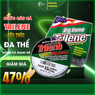 [ Chất Lượng ] Dây Câu Cá , Cước Câu Cá Siêu BềnTRILENE Big Game 300M DC08