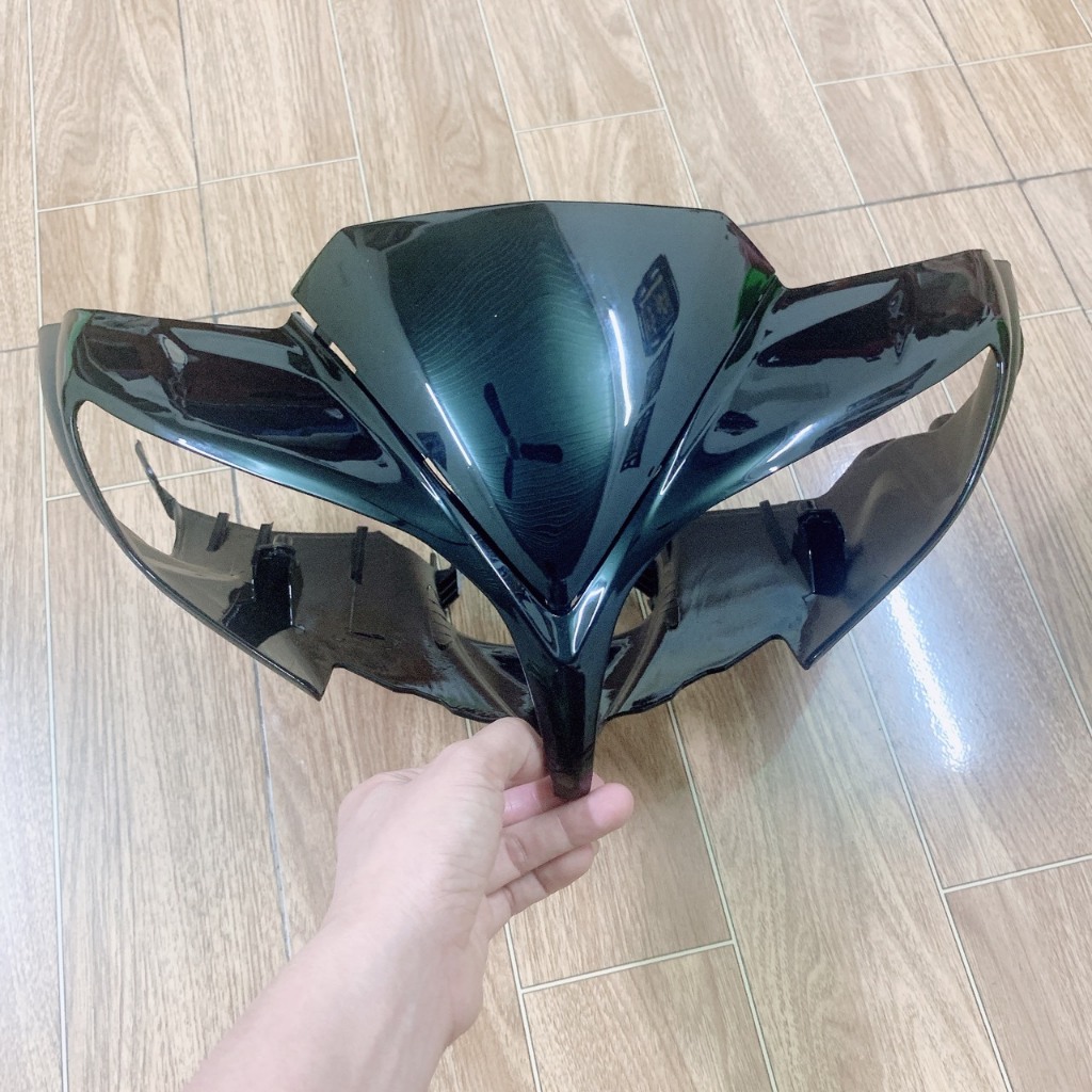 ốp đầu  trước Jupiter MX - Jupiter Gravita (  Mắt Cáo )  màu ĐÊN -nhựa ABS loại 1