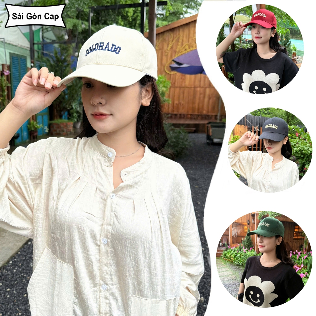 Nón kết thêu chữ COLORADO cực HOT mùa hè 2022 | Nón lưỡi trai đẹp
