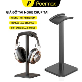 Giá treo đỡ tai nghe headphone Poermax Z6 thân nhôm cao cấp phù hợp với tất cả các dòng tai nghe