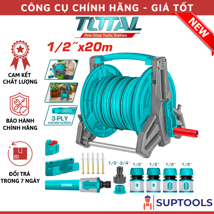 Bộ công cụ cuộn ống nước TOTAL THHR20124 (Đồ nghề)