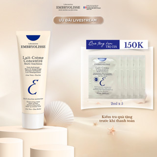 [Livestream SSSS x EMB] Kem Dưỡng Ẩm Phục Hồi Embryolisse Lait Creme Concentre 75ml