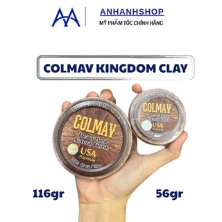 Sáp Vuốt Tóc Colmav Kingdom Clay 116g & 56g giữ nếp tốt, không bóng và dành cho tóc dày khó vào nếp