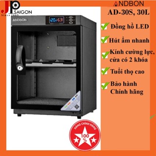 TỦ CHỐNG ẨM THIẾT BỊ MÁY ẢNH, Y TẾ... ANDBON AD-30S
