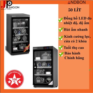 Tủ chống ẩm máy ảnh 50 lít chính hãng Andbon( AB-50C, AD-50S)
