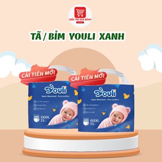 Bỉm Youli Xanh Dán/Quần Nội Địa Trung Đủ Size cho bé từ 3-20kg