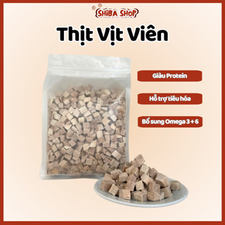 Thịt vịt sấy khô cho mèo, thức ăn vặt sấy khô cho chó mèo giúp làm mượt lông - Shiba Shop