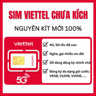 SIM VIETTEL GIẢ RẺ NGHE GỌI BÌNH THƯỜNG MUA GÓI 4G CHƯA ĐĂNG KÍ CHÍNH CHỦ