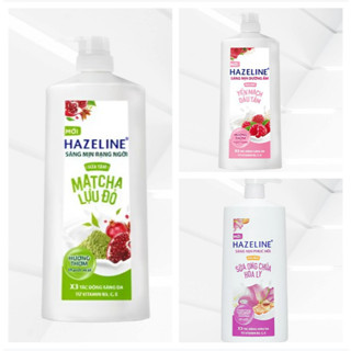 Sữa tắm dưỡng thể thiên nhiên trắng sáng da Hazeline 1kg
