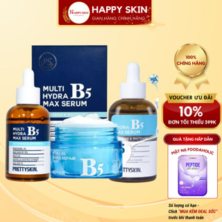 Combo serum và kem dưỡng B5 Prettyskin cấp ẩm trắng da phục hồi da dành cho mọi loại da