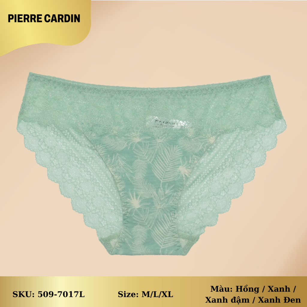 Quần lót nữ 509-7017L nhãn hiệu Pierre Cardin, có ren