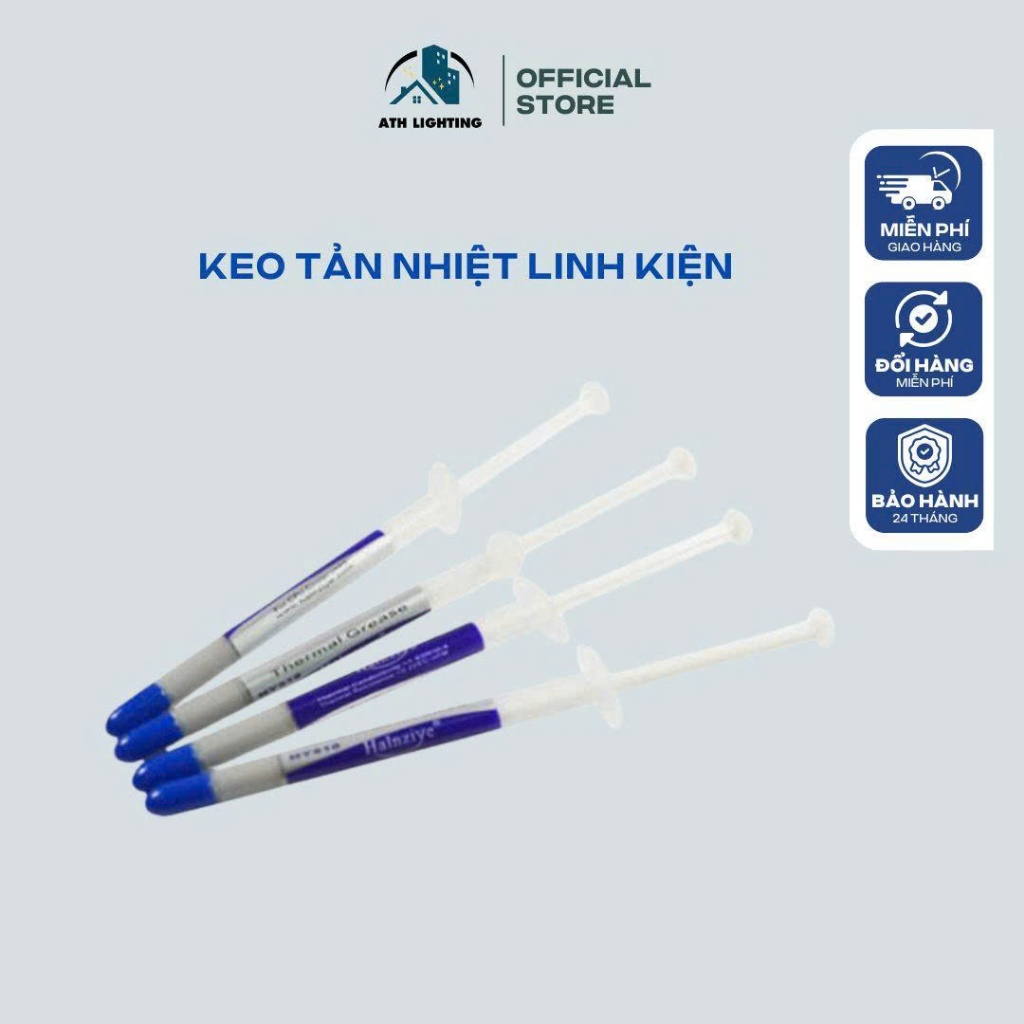 Keo Tản Nhiệt ATH LIGHTING Loại Keo Tản Nhiệt Làm Mát Cho CPU, Linh Kiện Đèn Led  Xi Lanh Nhỏ