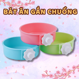  Bát ăn gắn chuồng cho Hamster Bọ Ú  Chuột Lang  Thỏ Cảnh máng ăn cao cấp cho thú cưng 