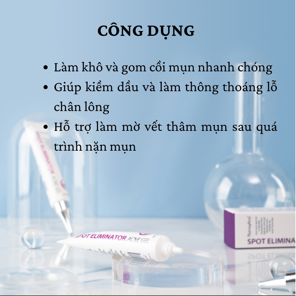 Ảnh 4 của Gel chấm mụn Pharmaform Spot Eliminator Acne Gel giảm mụn trứng cá và điều tiết bã nhờn