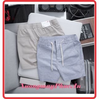 Quần Short Nam Lưng thun chất Kaki Form ôm ngắn trên gối