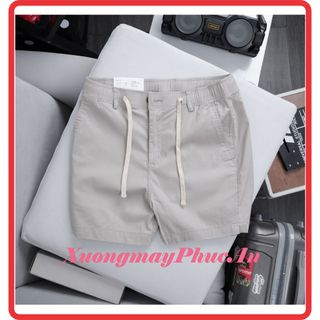 Quần Short Nam Lưng thun chất Kaki Form ôm ngắn trên gối