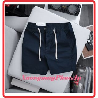 Quần Short Nam Lưng thun chất Kaki Form ôm ngắn trên gối