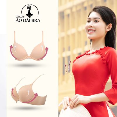 Áo ngực nữ Wacoal IIB5395 mút dày 3cm nâng ngực có gọng dây vai cố định - IB5395