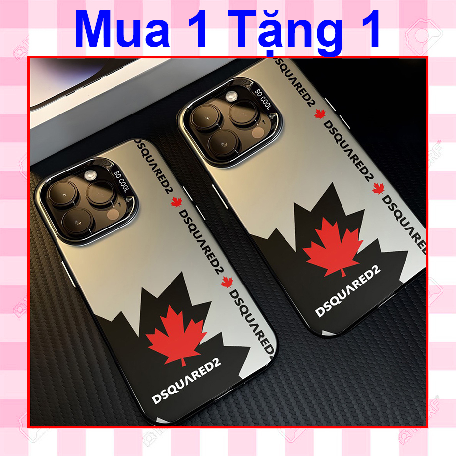 Ốp lưng iphone cạnh vuông BVC dsq 6/6plus/6s/6splus/7plus/8/8plus/x/xr/xs/11/12/pro/max/plus/13/13Promax/15Promax