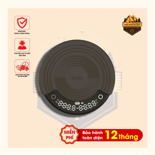 Cân điện tử Outin Claro Coffee Scale- Chính hãng