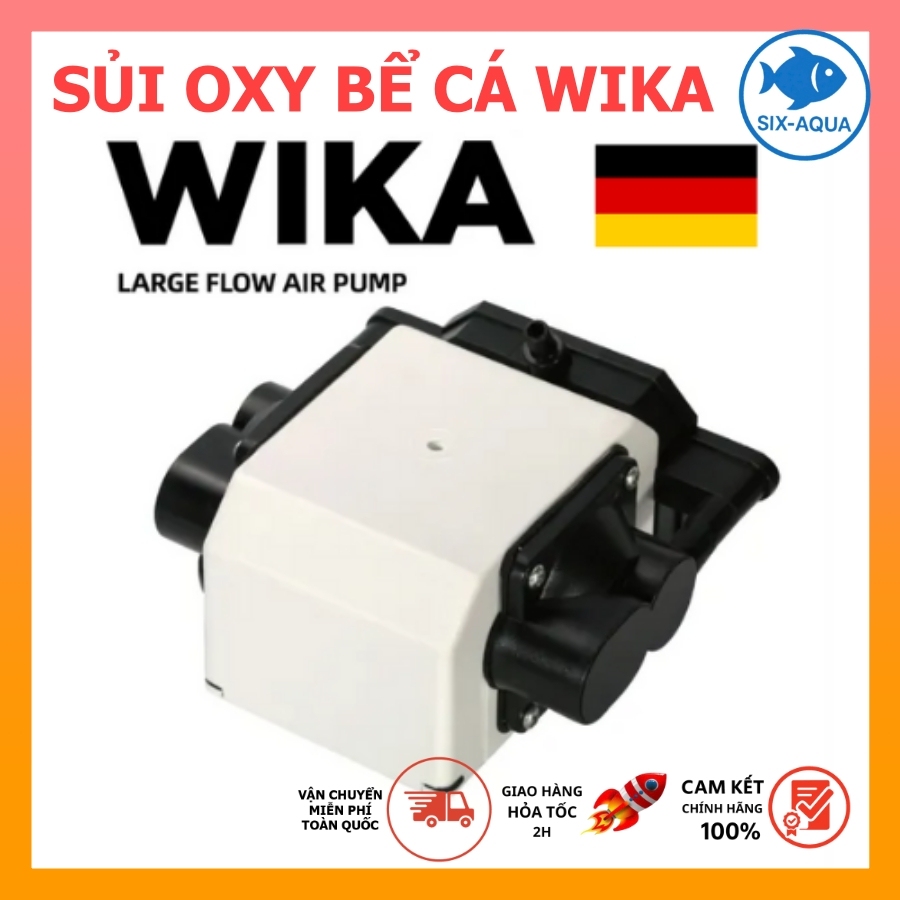 Máy Sủi Oxy WIKA (Có Điều Chỉnh Lưu Lượng), Máy Sủi Công Suất Lớn, Sủi Công Nghiệp Cho Hồ Cá Lớn, Hồ Koi