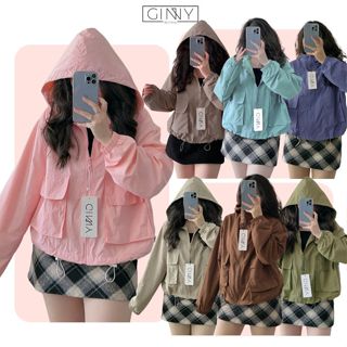 Áo khoác dù túi hộp chống nắng hai lớp mềm mịn nhẹ nhàng Jemmy CG09 từ 40kg-70kg | Lót cotton cao cấp thoáng khí Gin70kg