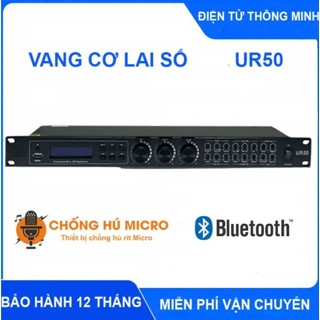 Vang Cơ Lai Số UR50 - Vang Cơ Chống Hú Mới Nhất Có Echo + Reverb Đầy Đủ Cổng Kết Nối Bluetooth Cổng Quang
