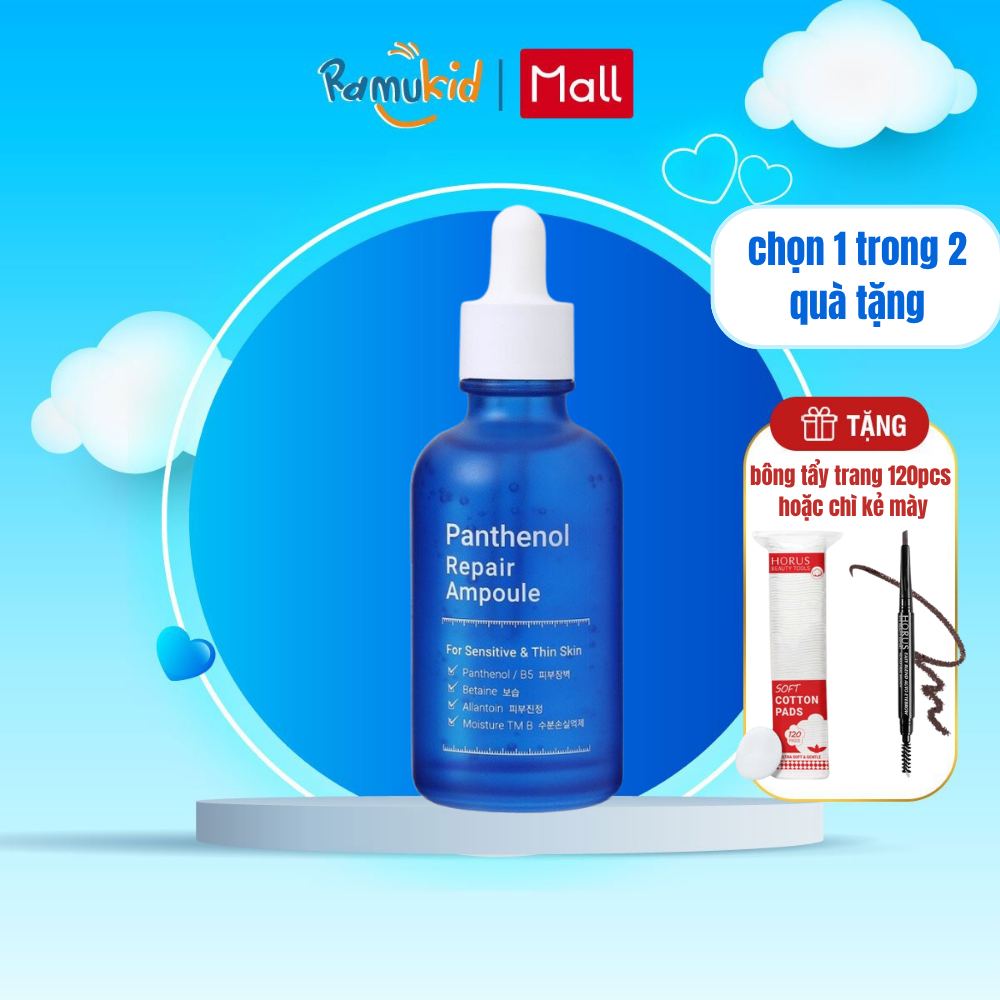 Serum Phục Hồi Da La bonita Pathenol Repair Ampoule 50ml với 5% B5 giúp phục hồi da mỏng yếu