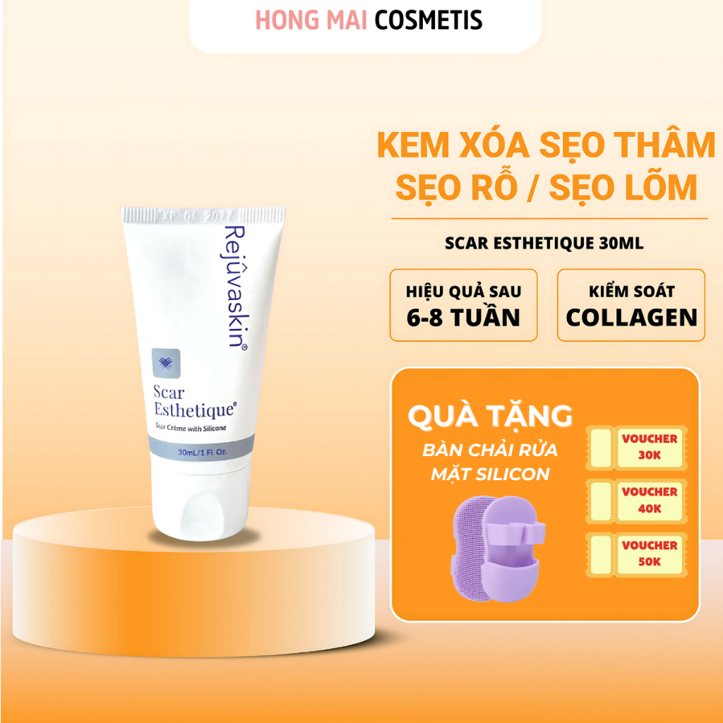 Kem Xóa Sẹo Thâm / Rỗ / Lõm Scar Esthetique Rejuvaskin 30ml