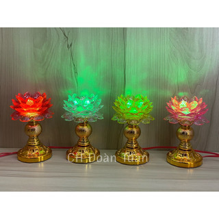 Đèn thờ led hoa sen xi số 1( giá bán một cặp) LX01