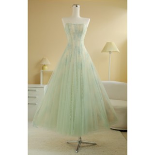 SÒ VINTAGE - DASHA đầm maxi kèm áo choàng dáng dài phom xòe