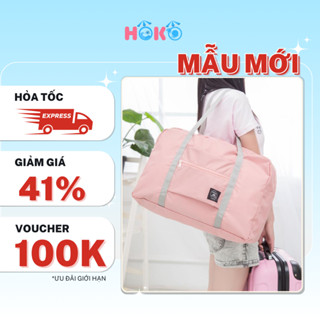 Túi du lịch gấp gọn chống nước size to xách tay dành cho nam, nữ đựng đồ, quần áo đa năng tiện dụng