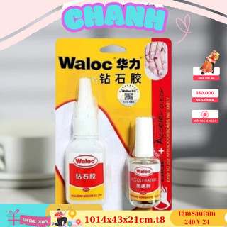  Keo Waloc dán móng gắn charm đá lẻ chai CHANH NAIL 