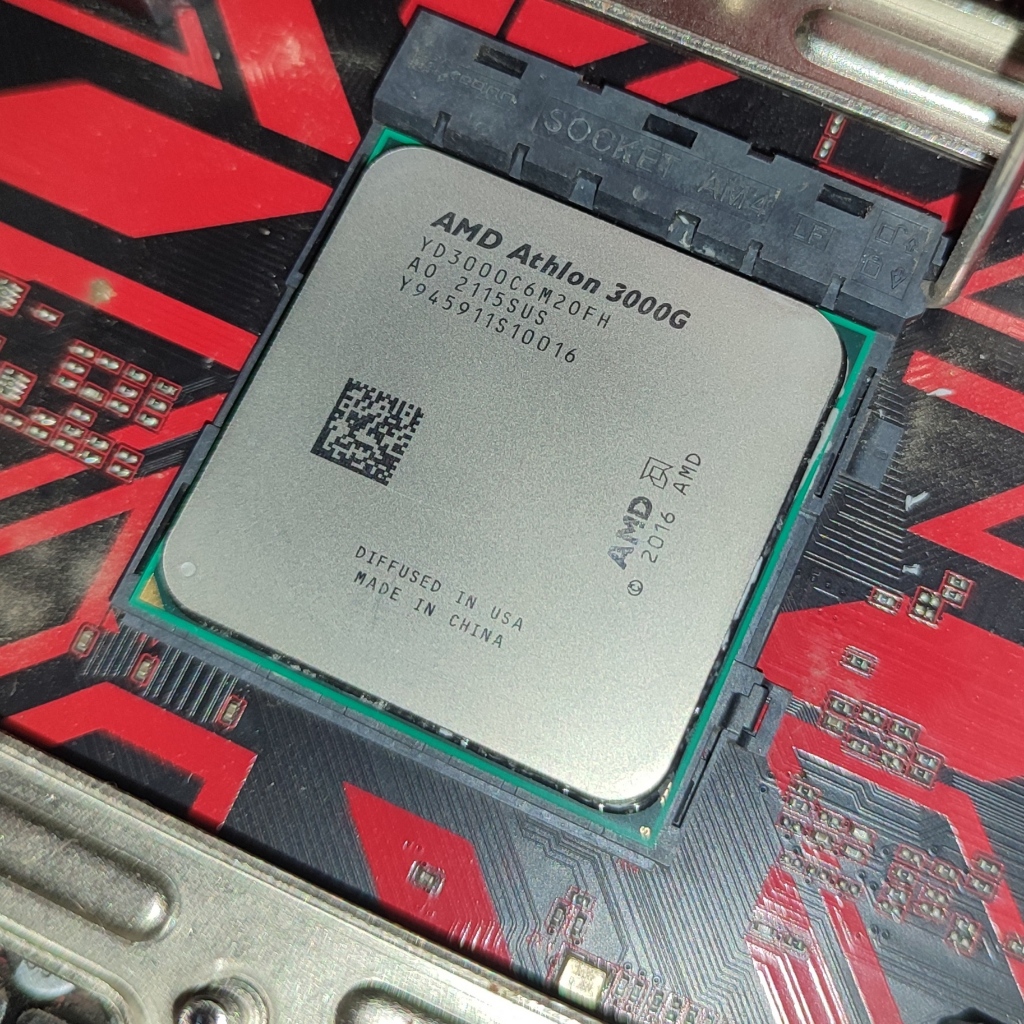 CPU AMD Athlon 3000G tray cũ like new