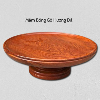 Đĩa trái cây, mâm bồng gỗ hương đá
