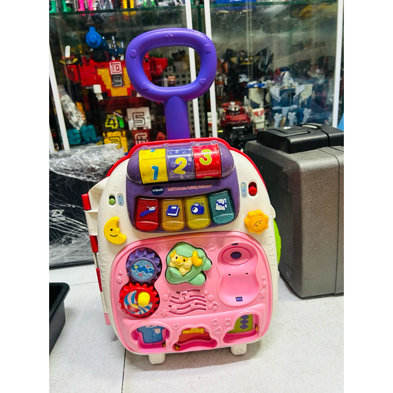 Đồ chơi nhạc đèn Vali kéo Vtech - Roll & Learn Activity Suitcase( Hàng đã qua sử dụng)