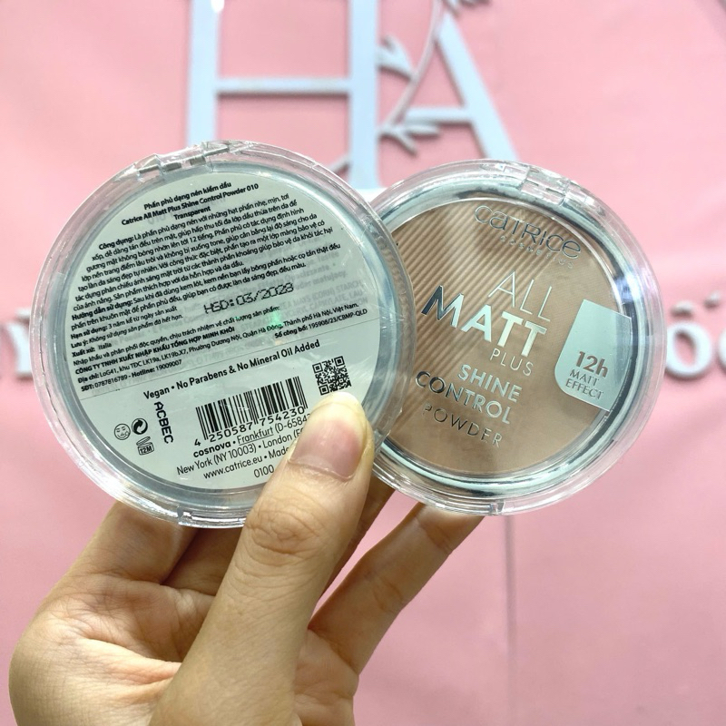 Phấn Phủ Catrice All Matt Plus – Kiềm Dầu & Lì Mịn Tự Nhiên