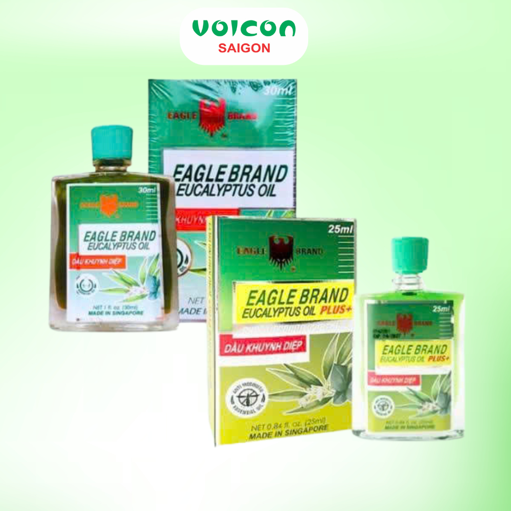 Dầu khuynh diệp Singapore Eagle Brand 30ml /Eagle Brand Plus chống muỗi 25ml