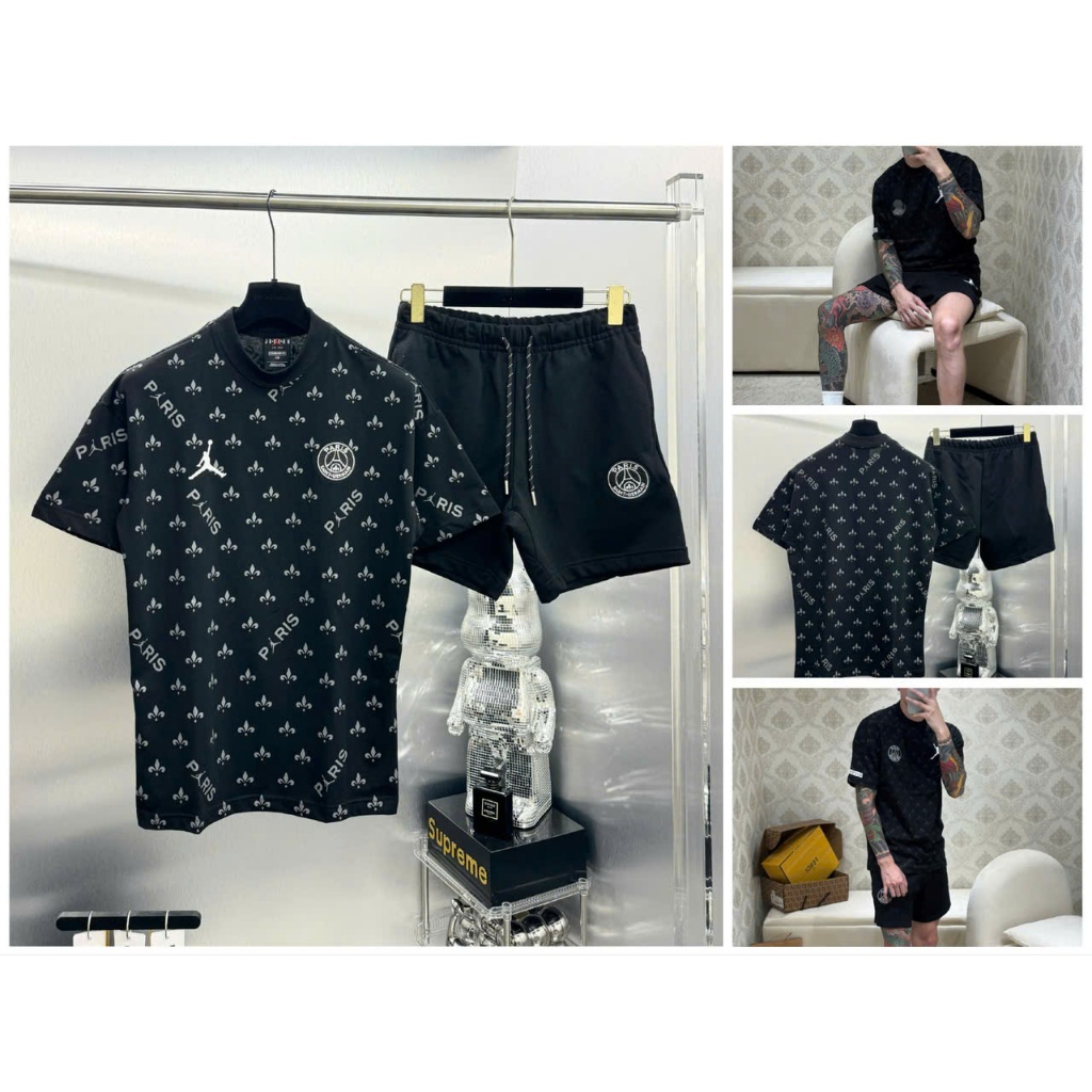 Bộ Cộc Nam Thêu logo Hot trend 2025 - Bộ Cộc Thể Thao Siêu Thoáng Mát - Phong Cách Năng Động Cotton Lạnh Siêu Co Giãn