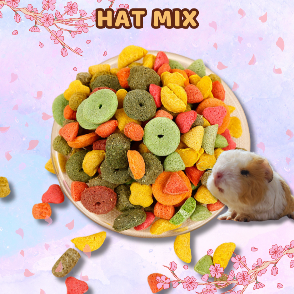 Hạt trái cây Kaytee bánh cỏ mài răng cho Hamster Bọ Ú (Chuột Lang) Thỏ Cảnh, snack trộn hoa quả nhiều dưỡng chất