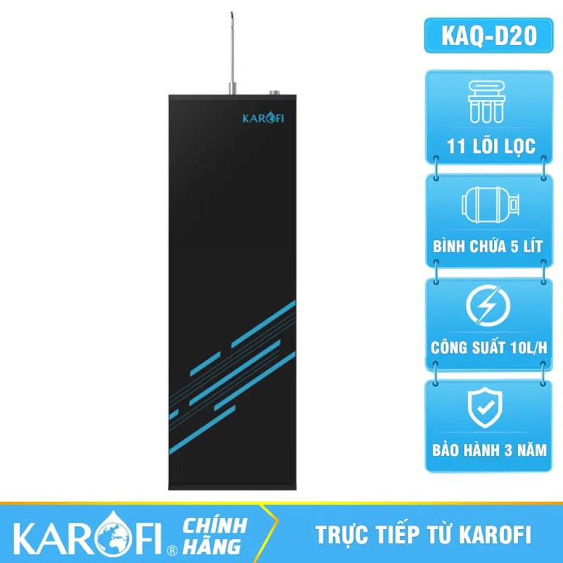MÁY LỌC NƯỚC KAROFI KAQ-D20 - 11 LÕI