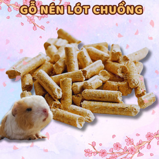  Gỗ nén vàng lót chuồng  Gói 1kg  cao cấp siêu thấm hút gỗ thông vàng loại 6mm  hàng loại 1 xuất khẩu Nhật  