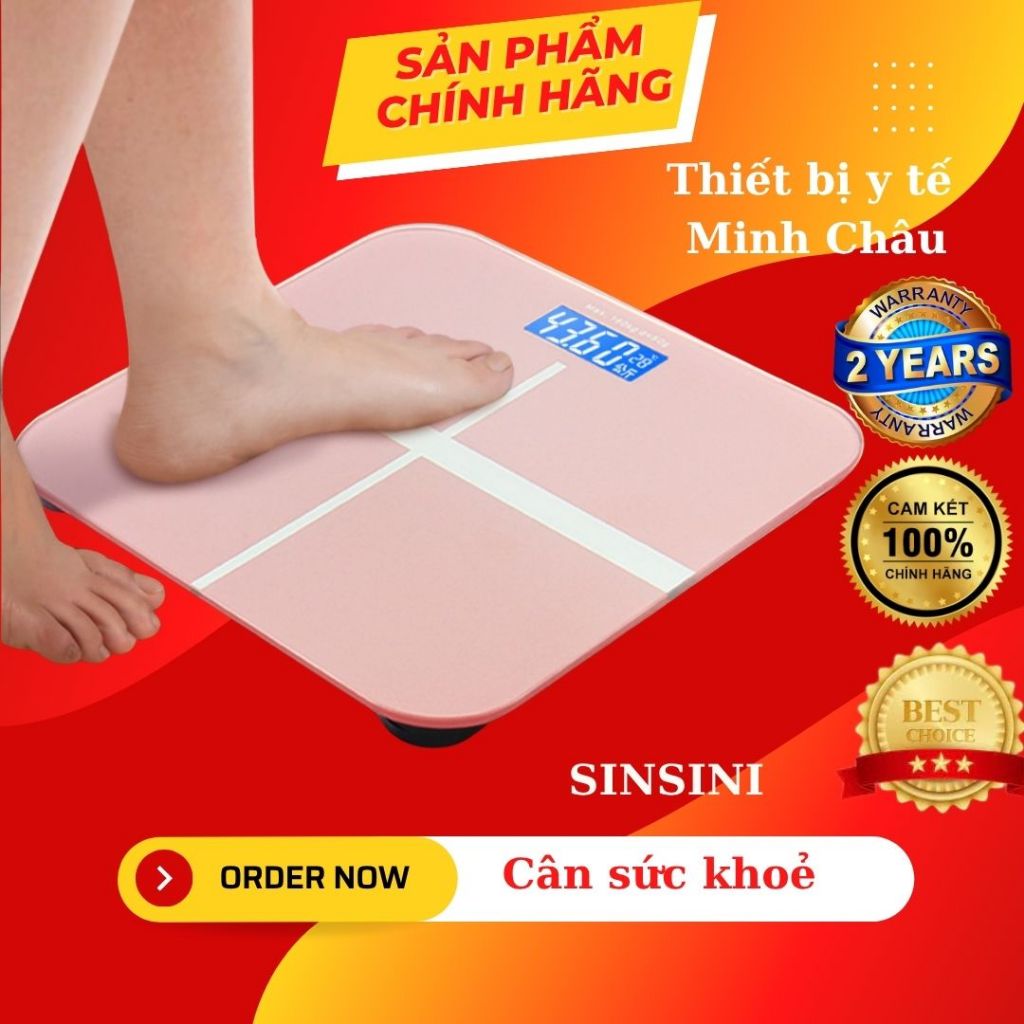 Cân Sức Khỏe Cân Điện Tử Chính Xác Cân Đo Lượng Mỡ Cân Cơ Thể Bluetooth Cân Phòng Tắm
