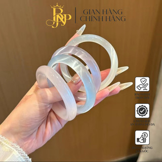  Vòng tay phong thủy Tone pastel 10li siêu xinh Vòng tay mắt mèo cho nữ BNP  Kèm hộp  