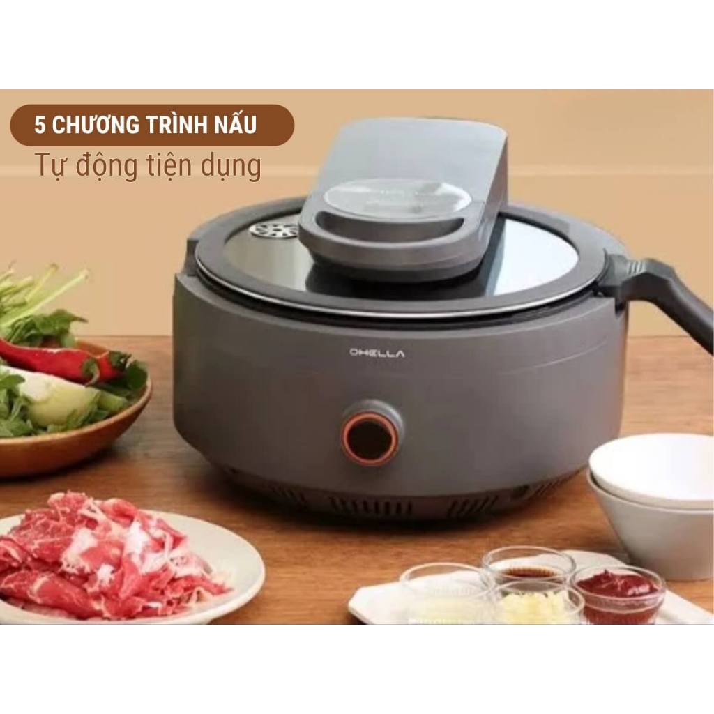 Nồi Ohella Master Multicooker 5L, Nồi Tự Đảo Thần Thánh Ohella, Nhập Hàn, BH 12 Tháng