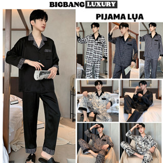 Đồ Ngủ Nam Mặc Nhà Màu Trơn Bộ Pijama Nam Bigbang Luxury Chất Siêu Đẹp