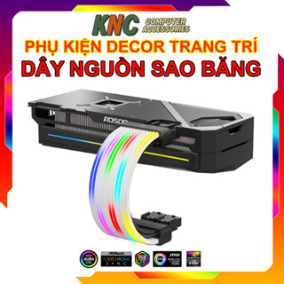  Dây Nguồn Nối Dài Coolmoon ME210 Led ARGB Hiệu Ứng Sao Băng Như Lian Li Đồng Bộ Mainboard 